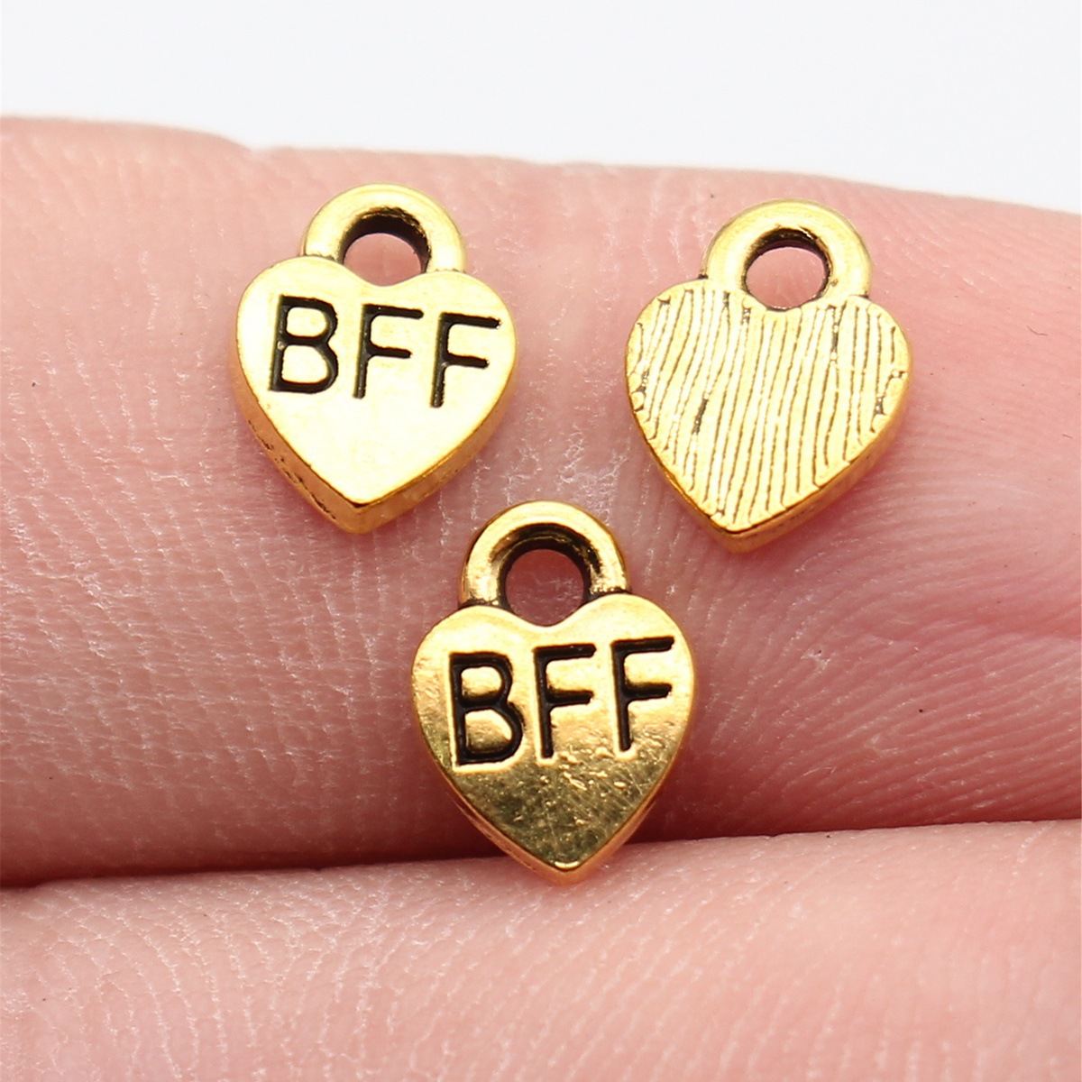 Vintage Tech Accessories - 40pcs 9.3x7mm Antique Gold Color Bff