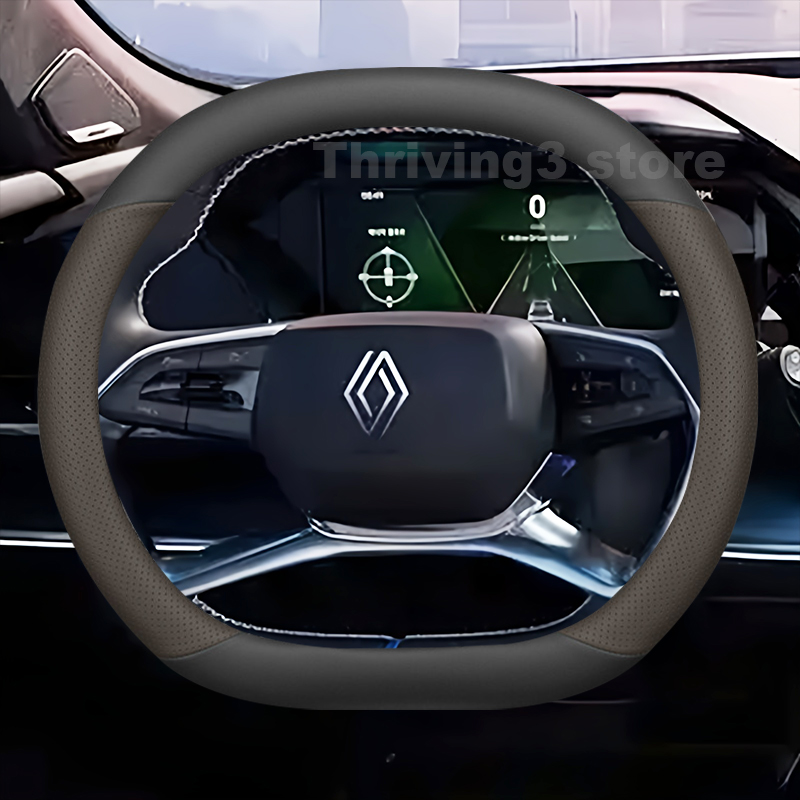 Leather Car Steering Wheel Cov - Tech Accessories Hub 评论和价格