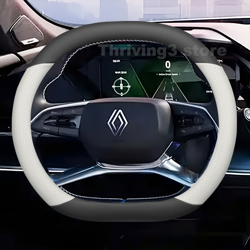Leather Car Steering Wheel Cov - Tech Accessories Hub 评论和价格
