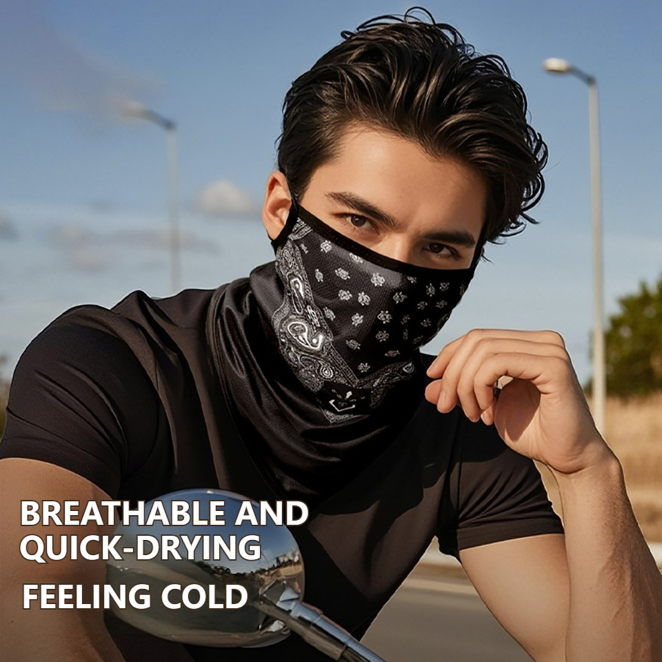 NOFOXO Ice Silk Headscarf Hang - Tech Wear Accessories 评论和价格