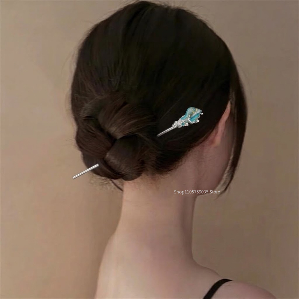 Chinese Style Hanfu Crystal Ha - Vintage Tech Accessories 评论和价格