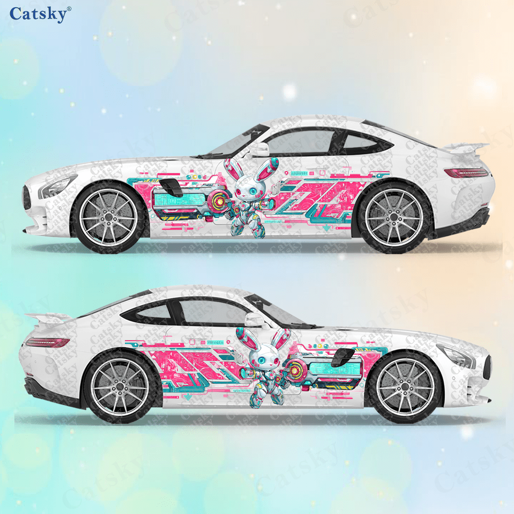 2pcs Cyberpunk Line Tech Bunny - I Tech Accessories 评论和价格
