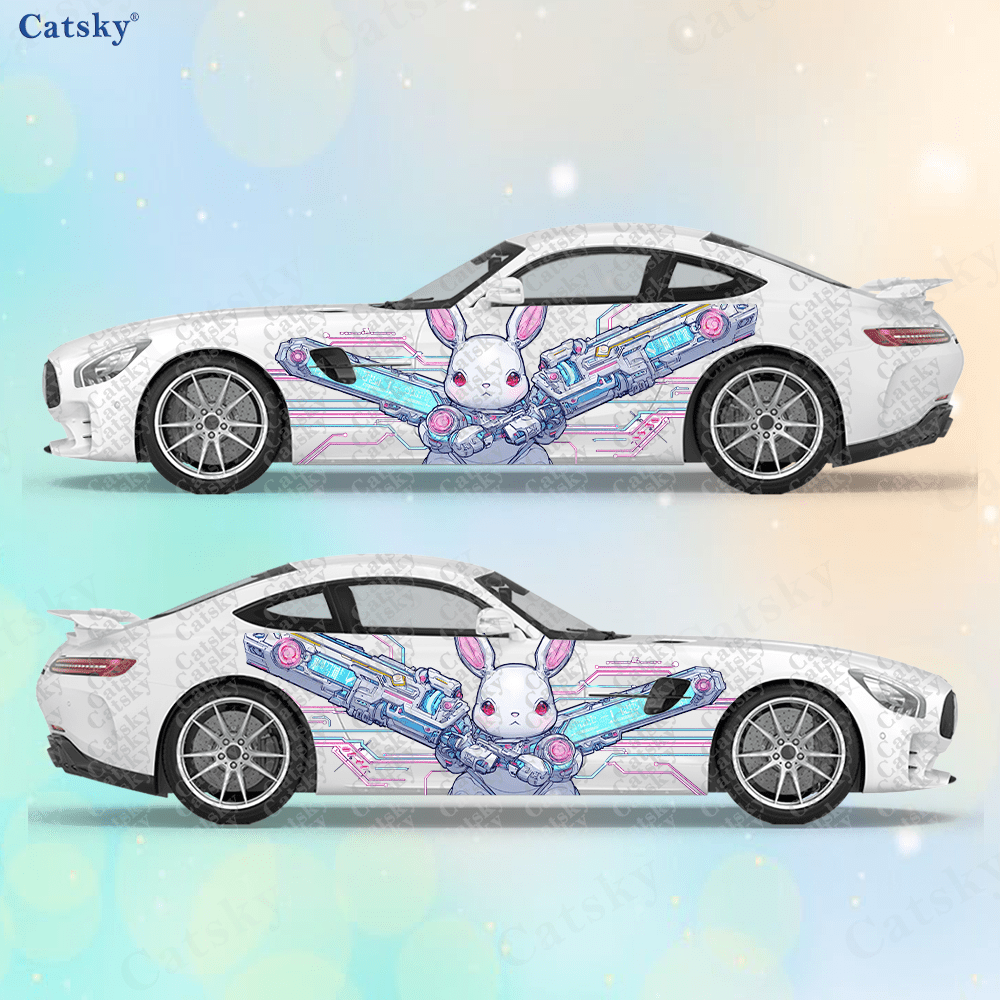 2pcs Cyberpunk Line Tech Bunny - I Tech Accessories 评论和价格