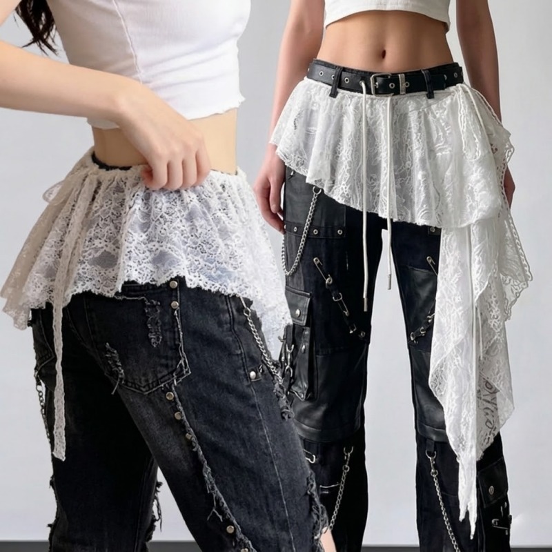 Hip Hop Dance Lace Waistband W - Tech Wear Accessories 评论和价格