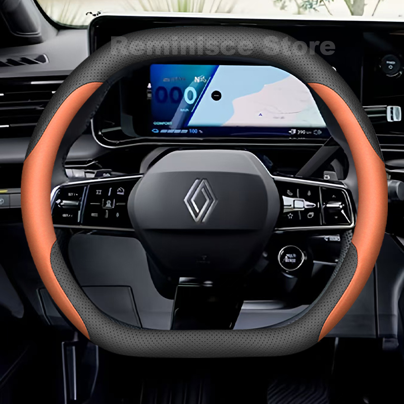 Leather Car Steering Wheel Cov - Tech Accessories Hub 评论和价格