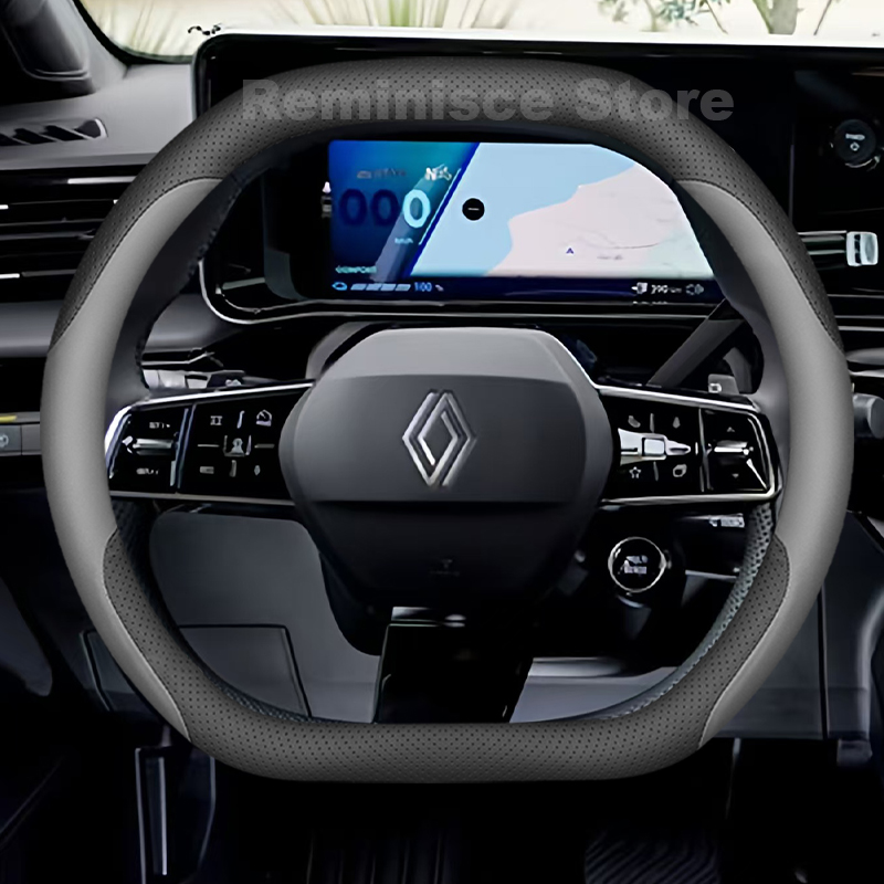 Leather Car Steering Wheel Cov - Tech Accessories Hub 评论和价格