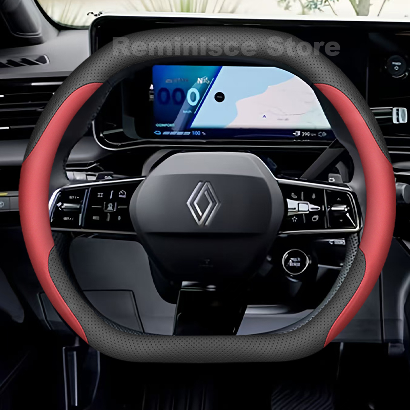 Leather Car Steering Wheel Cov - Tech Accessories Hub 评论和价格