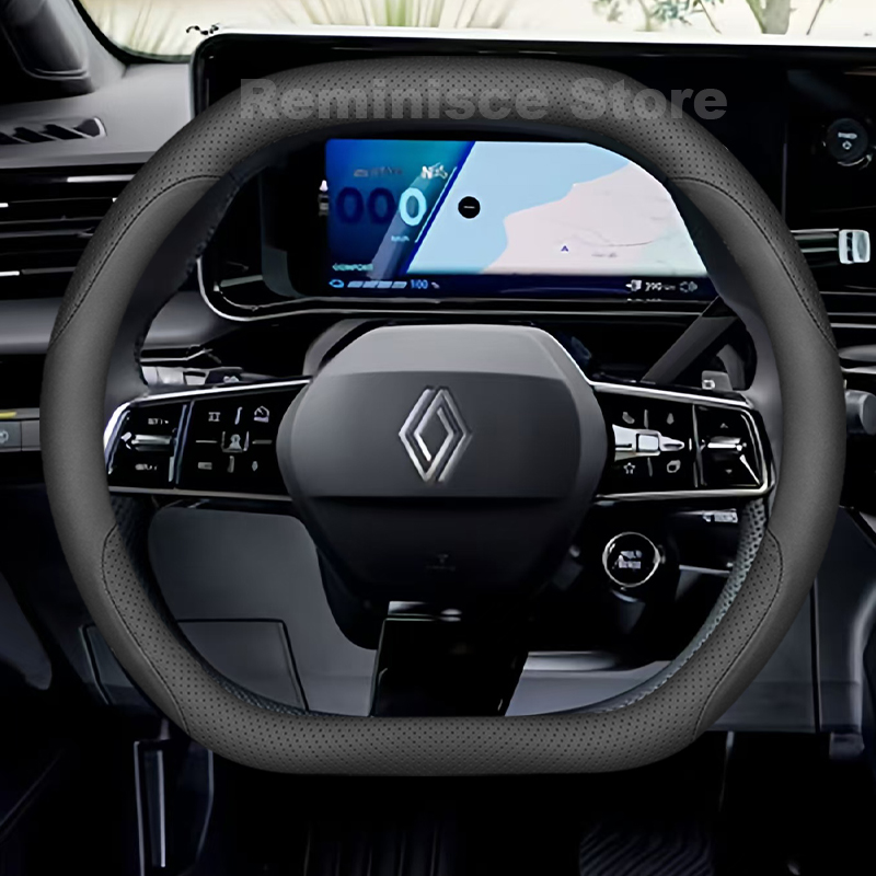 Leather Car Steering Wheel Cov - Tech Accessories Hub 评论和价格