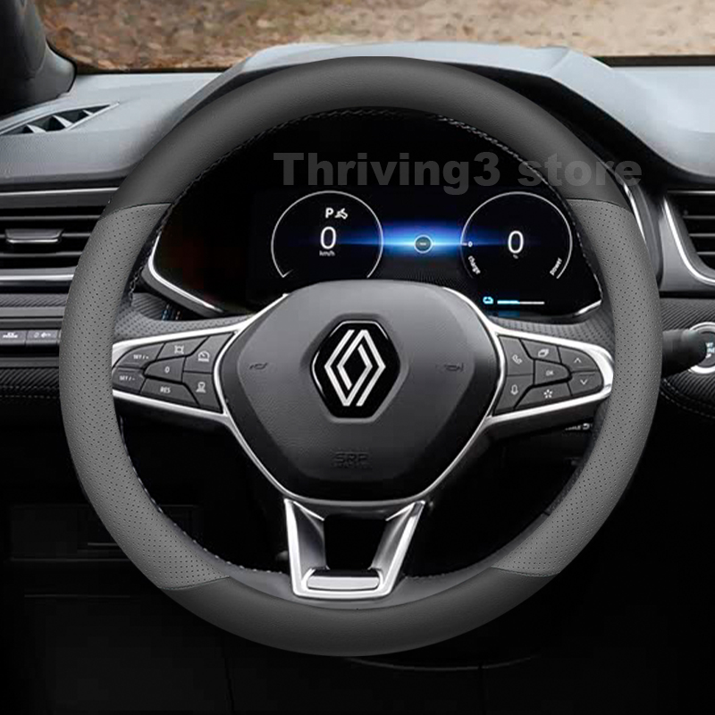 Leather Car Steering Wheel Cov - Tech Accessories Hub 评论和价格