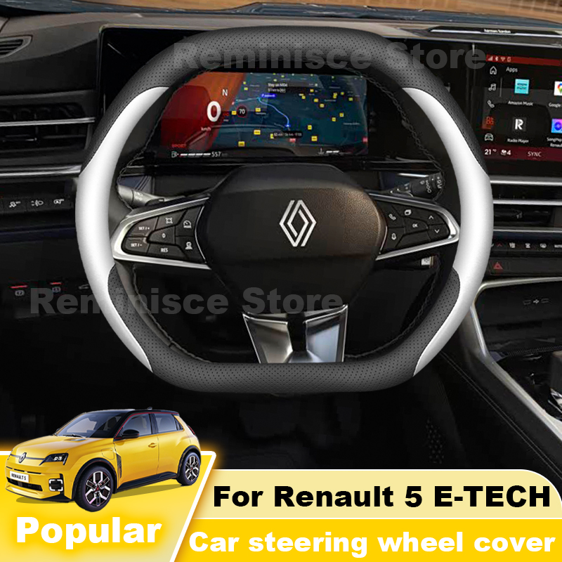 Leather Car Steering Wheel Cov - Tech Accessories Hub 评论和价格