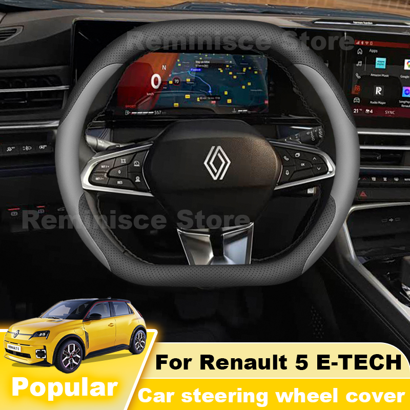 Leather Car Steering Wheel Cov - Tech Accessories Hub 评论和价格