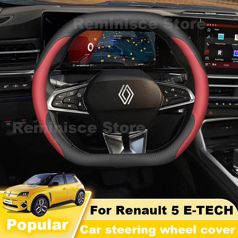 Leather Car Steering Wheel Cov - Tech Accessories Hub 评论和价格