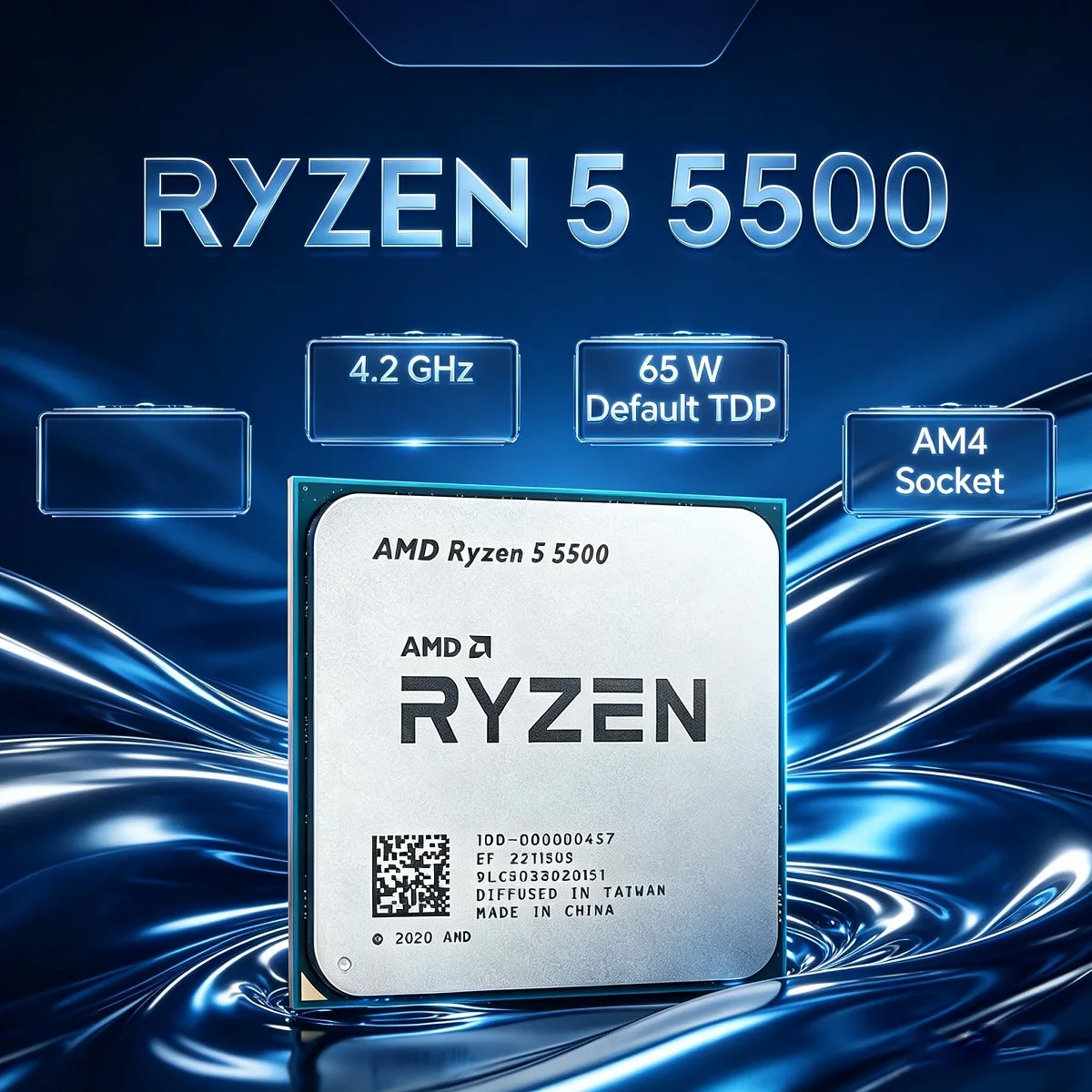 AMD Ryzen 5 5500 R5 5500 Deskt - Amd Cpu Ryzen 5 评论和价格