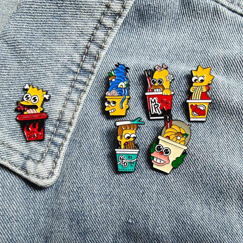 6pcs Set The Simpsons Cute fun - Vintage Tech Accessories 评论和价格