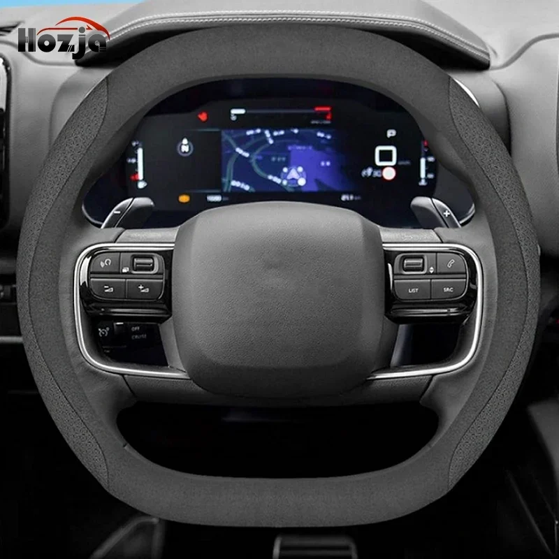 Leather Car Steering Wheel Cov - Tech Accessories Hub 评论和价格