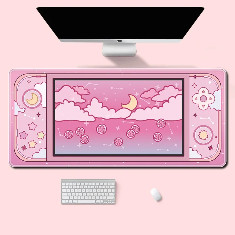 Moon and Stars Large Desk Mat  - Tech Table Accessories 评论和价格