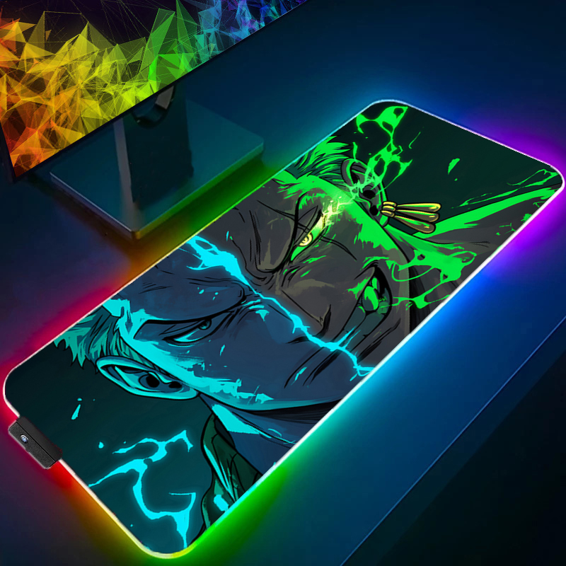 ONE PIECE Zoro Mouse Pad RGB G - Tech Gaming Accessories 评论和价格