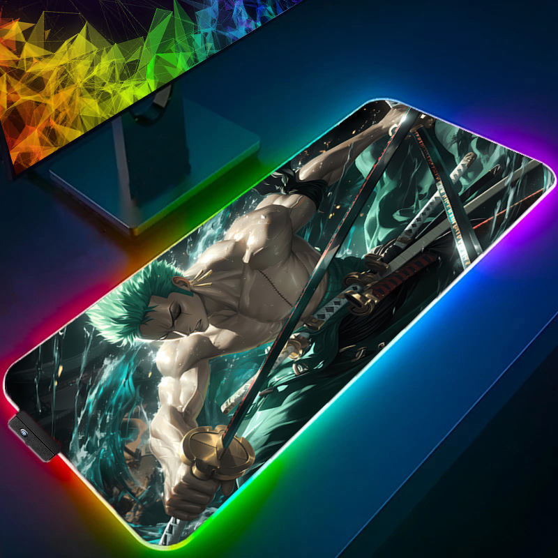 ONE PIECE Zoro Mouse Pad RGB G - Tech Gaming Accessories 评论和价格