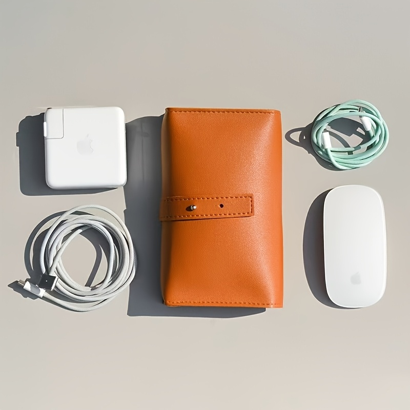 1pc PU Leather Multi-Compartme - Tech Accessories Designer 评论和价格