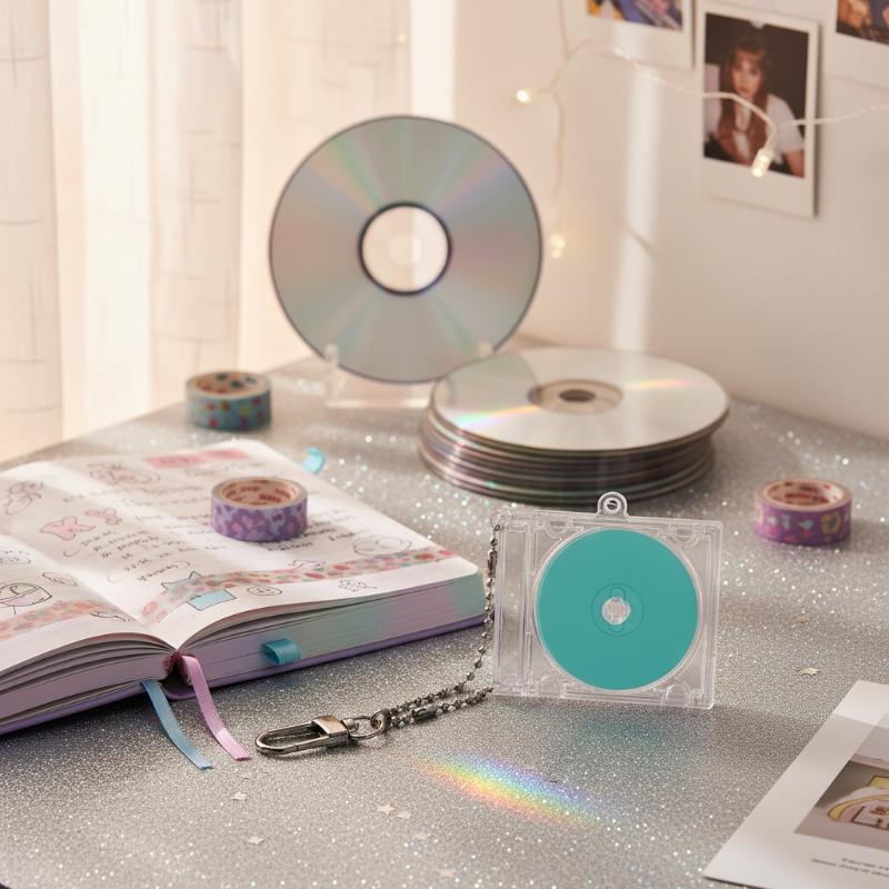 CD Disc Case Key Chain - Perip - Tech Accessories Key 评论和价格
