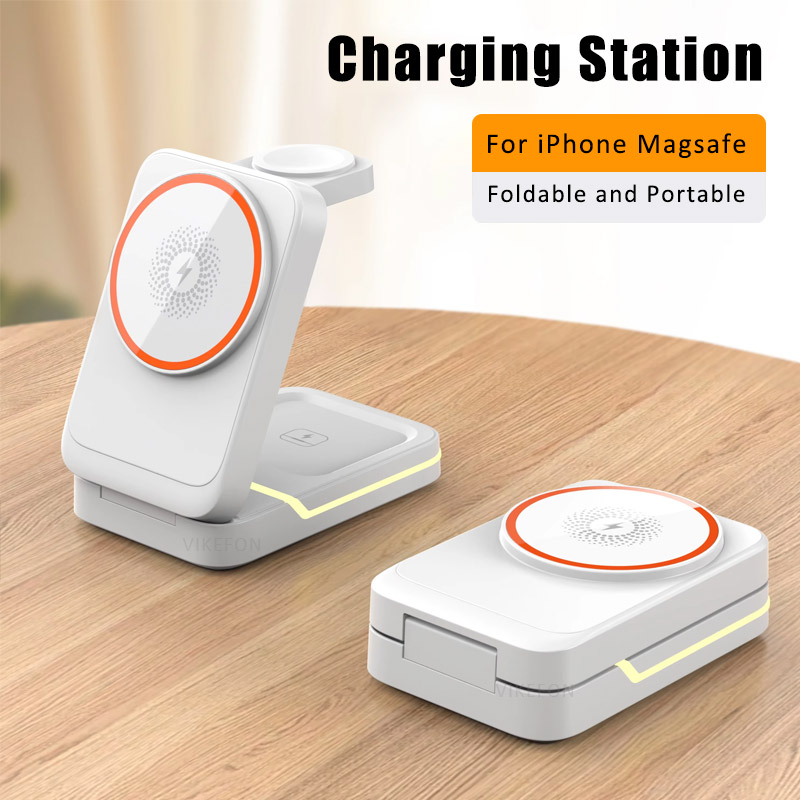 3 in 1 Magnetic Foldable Trave - Wireless Charger 3 In 1 评论和价格