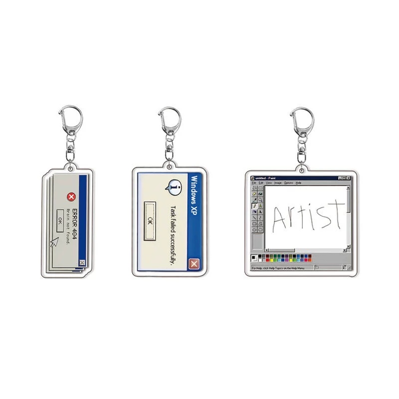 Access Denied Funny Meme Acryl - Tech Keychain Accessories 评论和价格