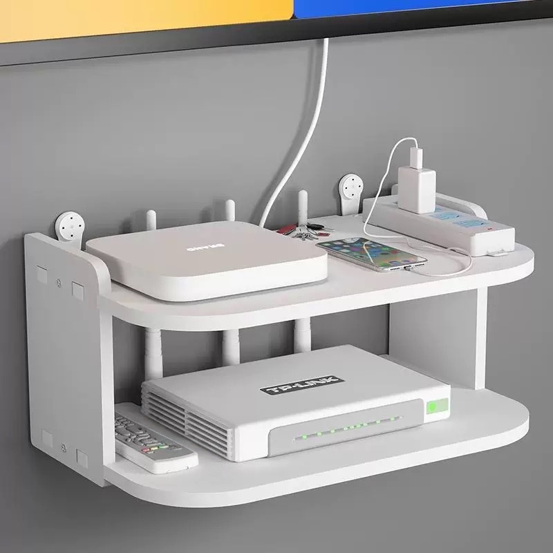 Wall-Mounted Router & Cable Or - Tech Table Accessories 评论和价格