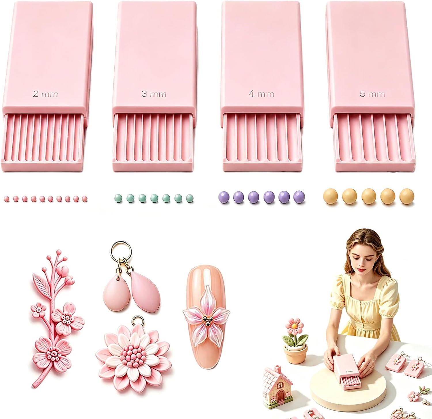 3D Print Clay Gel Ball Maker T - Nail Tech Accessories 评论和价格