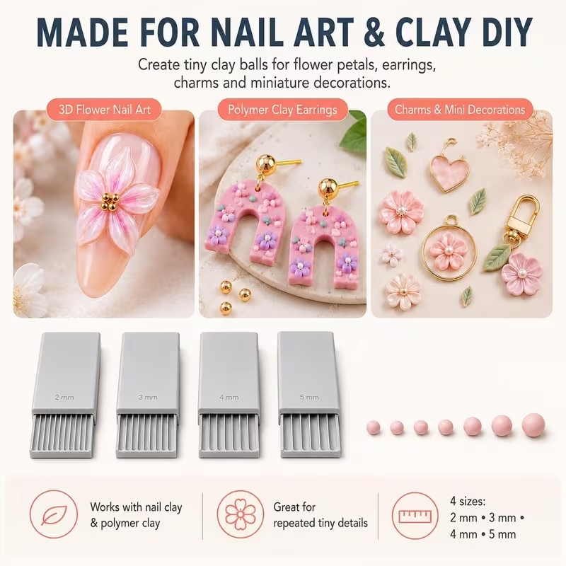 3D Print Clay Gel Ball Maker T - Nail Tech Accessories 评论和价格