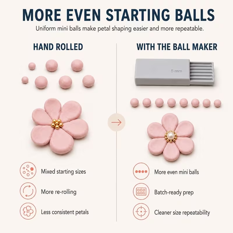3D Print Clay Gel Ball Maker T - Nail Tech Accessories 评论和价格