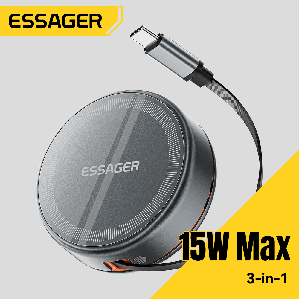 Essager 15W 3 in 1 Magnetic Wi - Wireless Charger 3 In 1 评论和价格