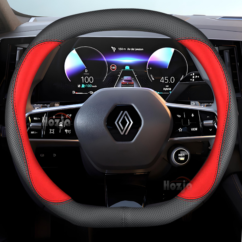 Leather Car Steering Wheel Cov - Tech Accessories Hub 评论和价格