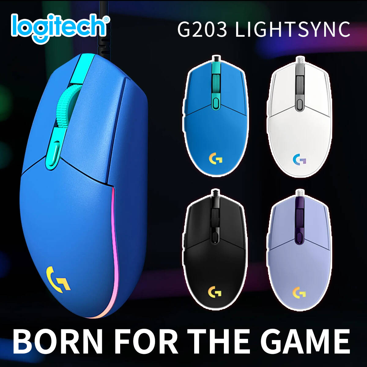 Logitech G203 Prodigy RGB Wire - Logitech Mouse G203 评论和价格