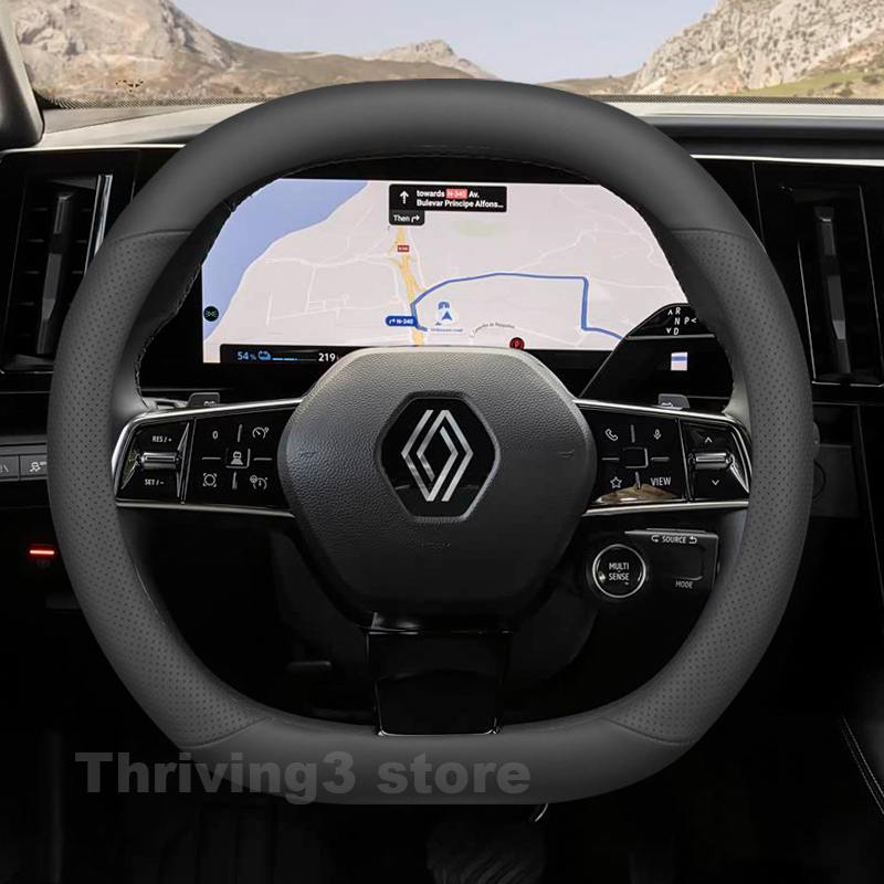 Leather Car Steering Wheel Cov - Tech Accessories Hub 评论和价格