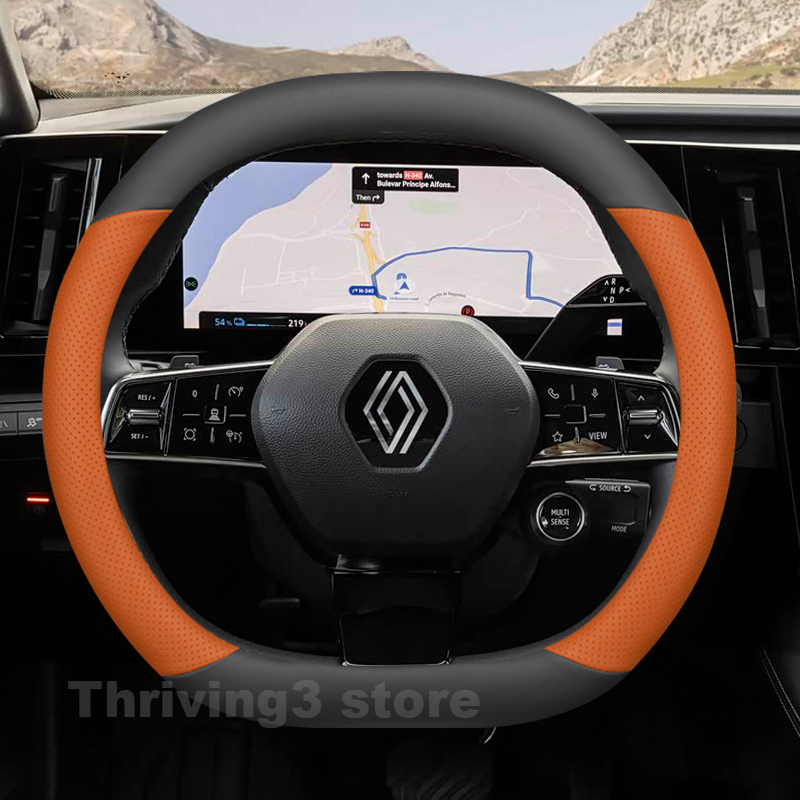 Leather Car Steering Wheel Cov - Tech Accessories Hub 评论和价格