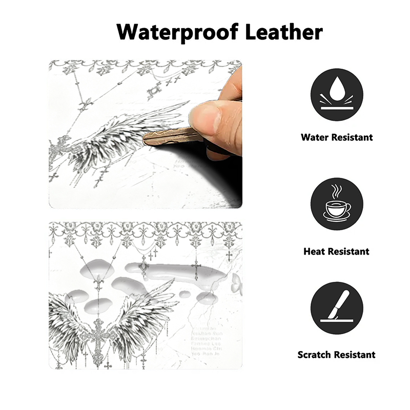 Leather Mousepad Black White A - Tech Gaming Accessories 评论和价格