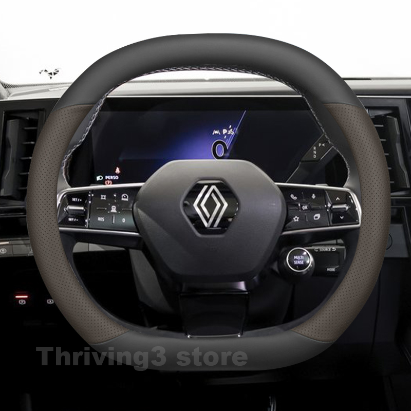Leather Car Steering Wheel Cov - Tech Accessories Hub 评论和价格