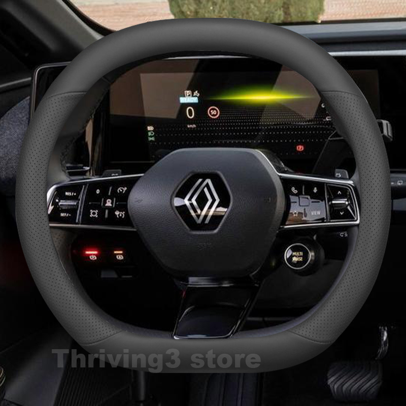 Leather Car Steering Wheel Cov - Tech Accessories Hub 评论和价格