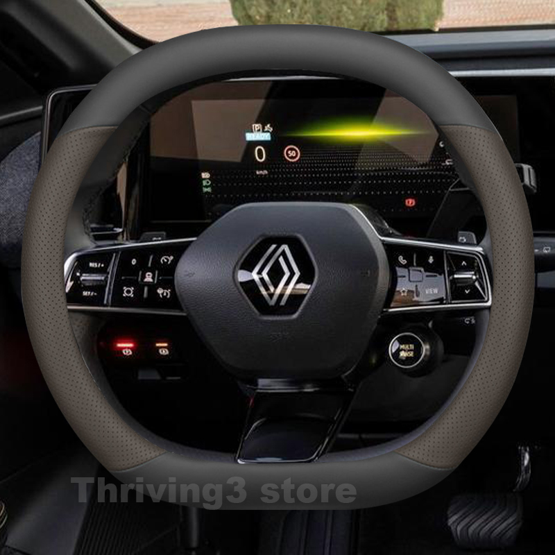 Leather Car Steering Wheel Cov - Tech Accessories Hub 评论和价格