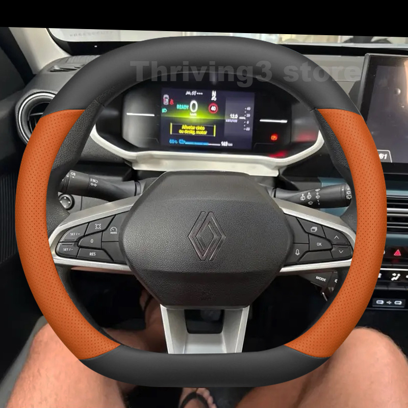 Leather Car Steering Wheel Cov - Tech Accessories Hub 评论和价格