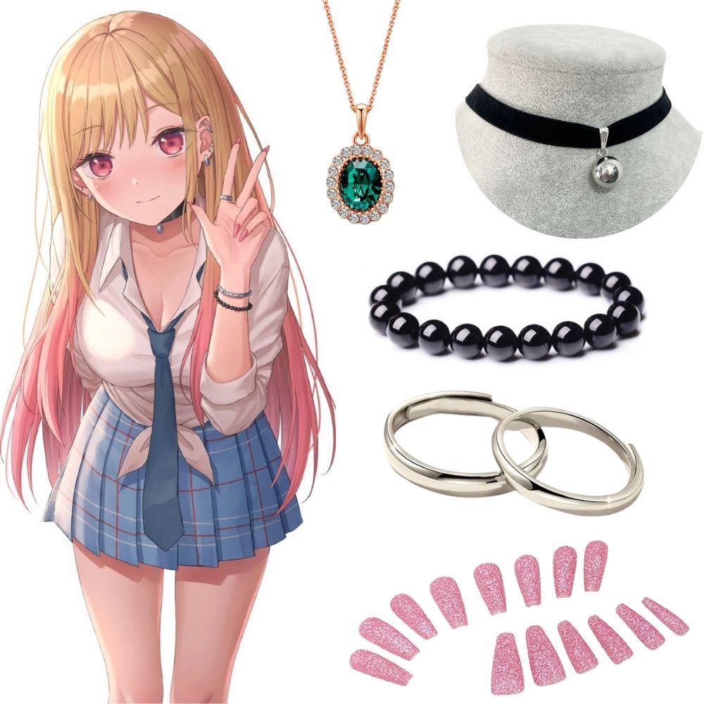 Kitagawa Marin Earrings Neckla - Nail Tech Accessories 评论和价格